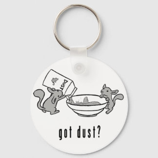Chinchilla got Staub Schlüsselanhänger