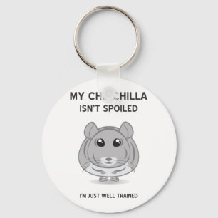 Chinchilla ist nicht verdorbener Schlüsselanhäng Schlüsselanhänger