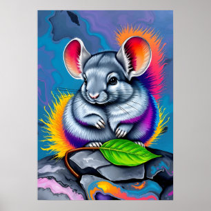 Chinchilla-Kunst Poster
