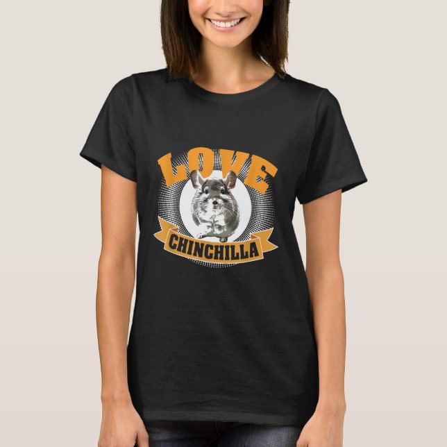 Chinchilla-Liebe T-Shirt (Vorderseite)