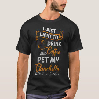 Chinchilla Nagetier Tierliebhaber Niedlich lustig T-Shirt