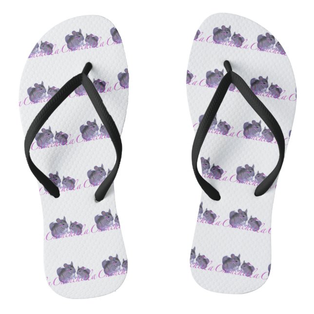 Chinchilla-Paar von Flip Flops (Fußbett)