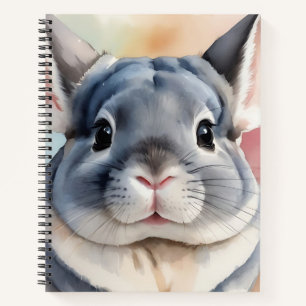 Chinchilla Portrait Notizbuch