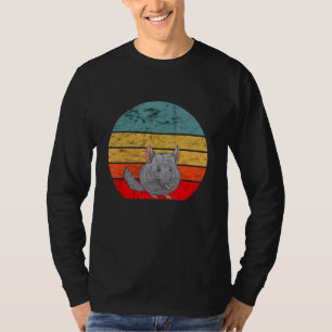 Chinchilla Retro Vintag zu essen Chinchillas Ohren T-Shirt