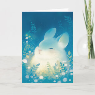 Chinchilla Serene Floral Retreat Karte