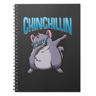 Chinchilla Sonnenbrille entblößen Tierfutter Notizblock