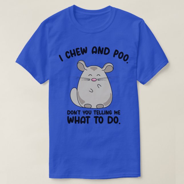Chinchilla Süße Tier Pet Chinchilla Owner Wildli T-Shirt (Design vorne)