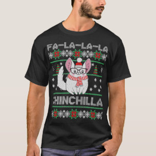Chinchilla Ugly Christmas Sweater T-Shirt