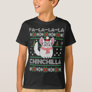 Chinchilla Ugly Christmas Sweater T-Shirt