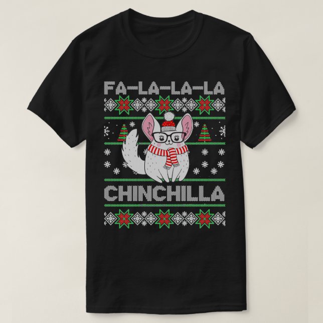 Chinchilla Vilain Sweat de Noël (Design devant)