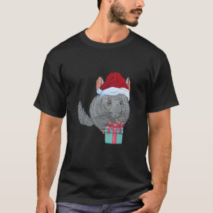 Chinchilla Weihnachtsmannmütze Weihnachten Chinchi T-Shirt