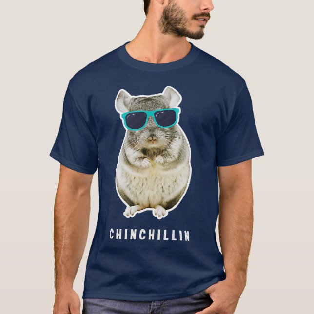 Chinchillin Funny Chinchilla Liebhaber T-Shirt (Vorderseite)