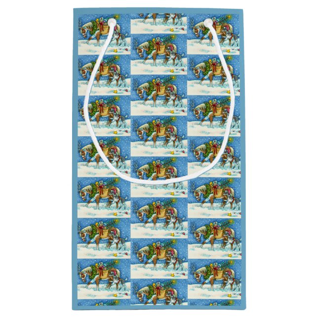 CHINCOTEAGUE CHRISTMAS PONIES, SCHLACHGELLEN & SPI KLEINE GESCHENKTÜTE (Rückseite)
