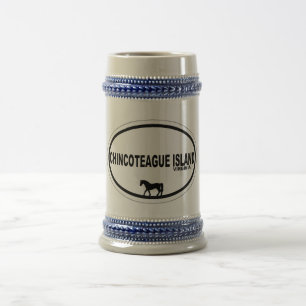 Chincoteague Insel Bierglas