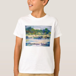Chincoteague Island Horse Painting Sweatshirt T-Shirt