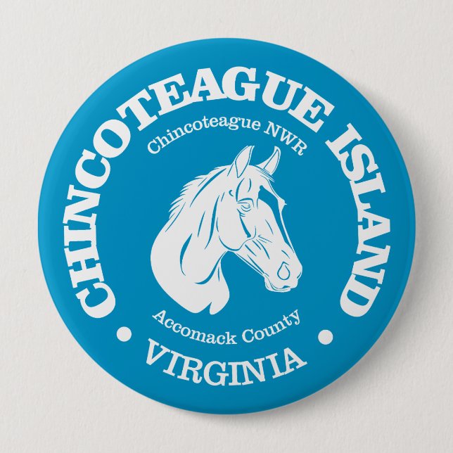 Chincoteague Island (Pony) Button (Vorderseite)