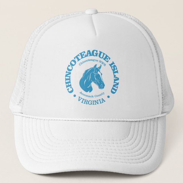 Chincoteague Island (Pony) Truckerkappe (Vorderseite)