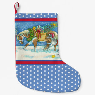 CHINCOTEAGUE PONIES, DIE ZUHAUSE FÜR CHRISTMAS, NI KLEINER WEIHNACHTSSTRUMPF