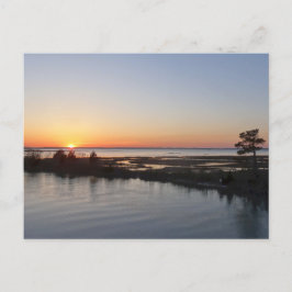 Chincoteague Sunset I Virginia Landschaft Postkarte