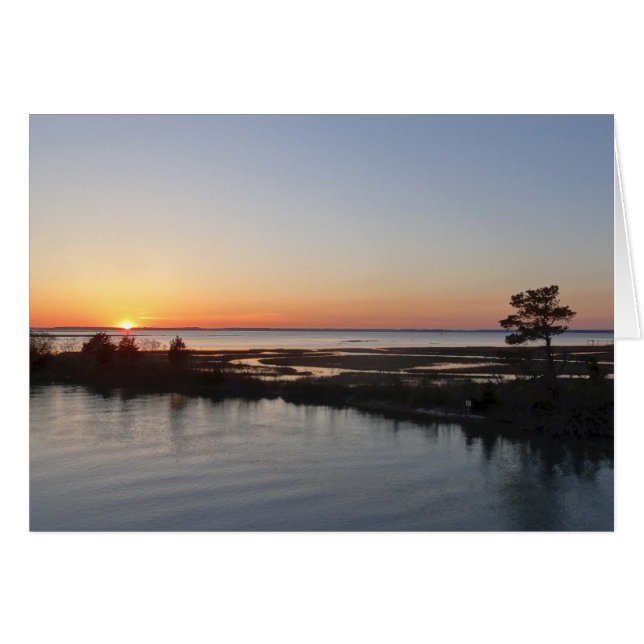 Chincoteague Sunset I Virginia Paysage (Devant horizontal)