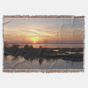 Chincoteague Sunset II Virginia Landschaft Decke