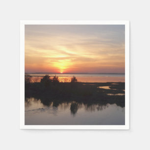 Chincoteague Sunset II Virginia Landschaft Serviette