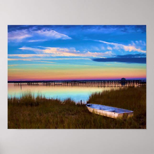 Chincoteague sunset poster (Vorne)