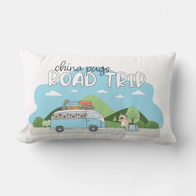 Chine Carlins Voyage routier Lumbar Coussin (Recto)