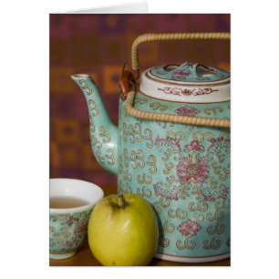 Chine, Hong Kong. Théière traditionnelle chinoise