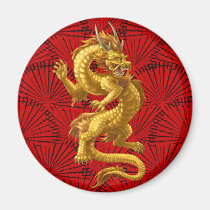 Chine Lucky Gold Dragon Magnet
