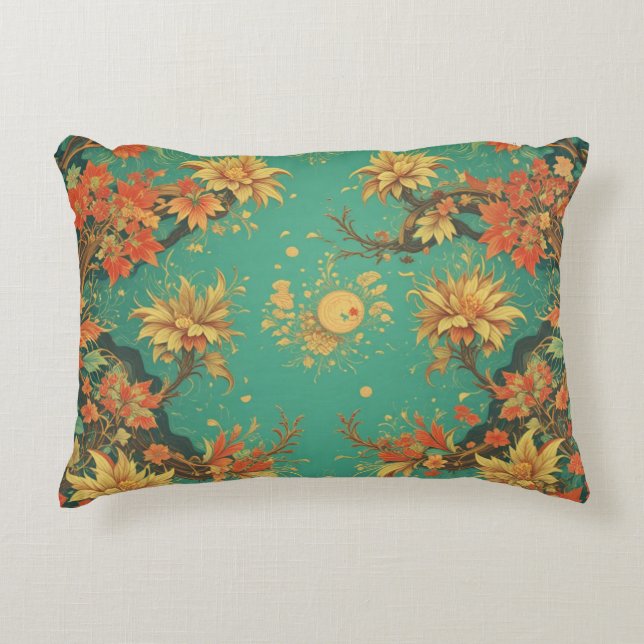 chinese background accent pillow dekokissen (Vorderseite)