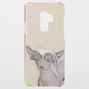 Chinese Crested Hairless Painting Original Dog Art Uncommon Samsung Galaxy S9 Plus Hülle