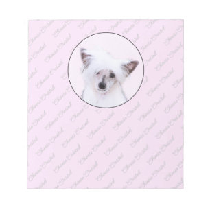 Chinese Crested Powderpuff Painting - Dog Art Notizblock
