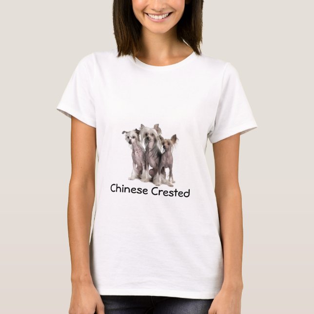 Chinese Crested T-Shirt (Vorderseite)