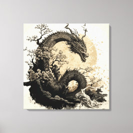 Chinese dragon 2 leinwanddruck