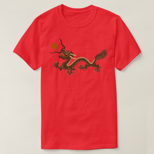 CHINESE DRAGON GREEN T-Shirt (Design vorne)