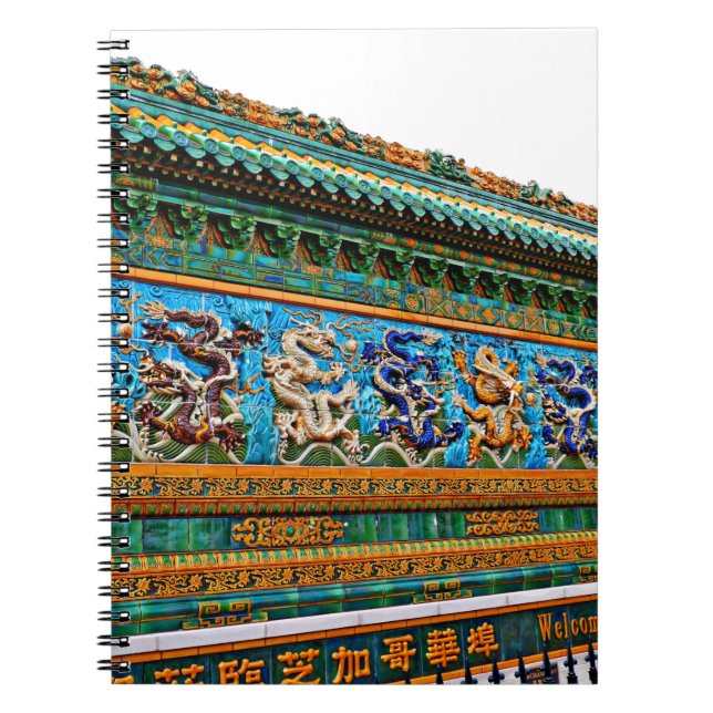 Chinese Dragons Notizblock (Vorderseite)