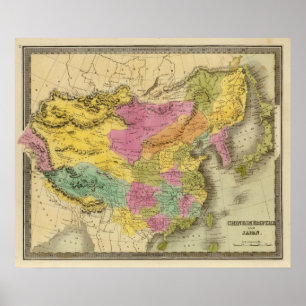 Chinese Empire And Japan Poster