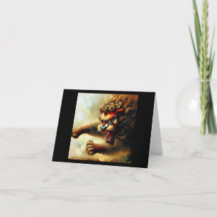 Chinese Foo Lion (10) Karte