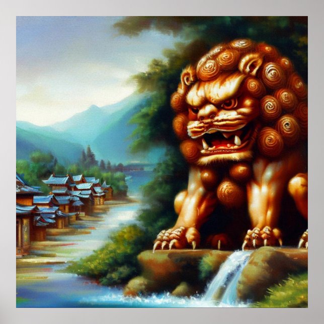 Chinese Foo Lion (36) Poster (Vorne)