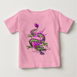 Chinese Horned Dragon Mythical Flood Making Baby T-shirt