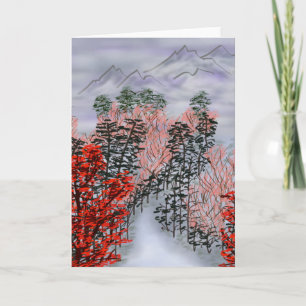 Chinese landscape feiertagskarte