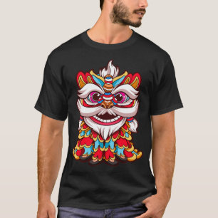 Chinese Lion Dance to Shirt_ Chinese Lion t Shirt_ T-Shirt