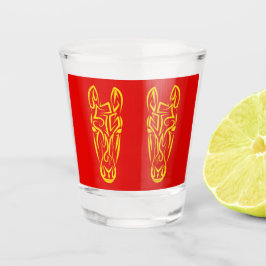 Chinese Lunar New Year of the Horse 2026 4724 Fire Schnapsglas