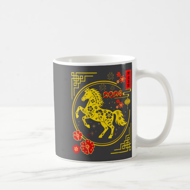Chinese New Year 2026 Year Of The Horse 8  Kaffeetasse (Rechts)