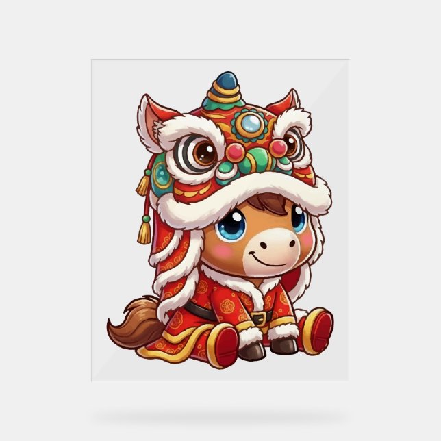 Chinese New Year Horse 2026 Zodiac (Recto)
