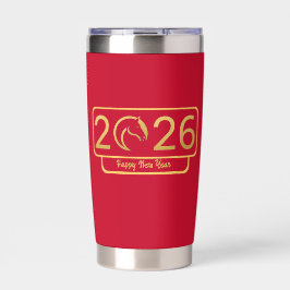 Chinese New Year Horse Perfect Gift Thermobecher