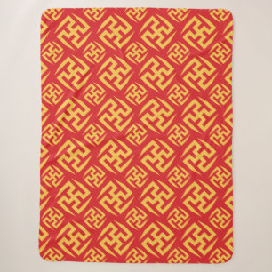 Chinese Oriental Sherpa Blanket Sherpadecke