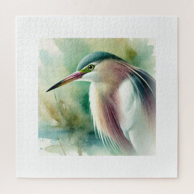 Chinese Pond Heron 060924AREF122 - Watercolor (Vertikal)