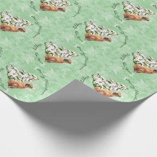 Chinese Shar-Pei und Weihnachtsbaum Geschenkpapier